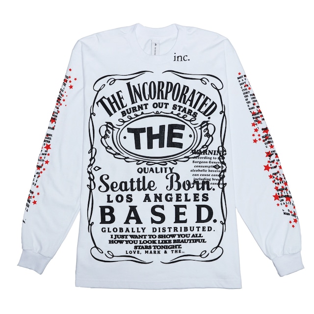 THE INCORPORATED  THE BOTTLE LS T-SHIRT  WHITE