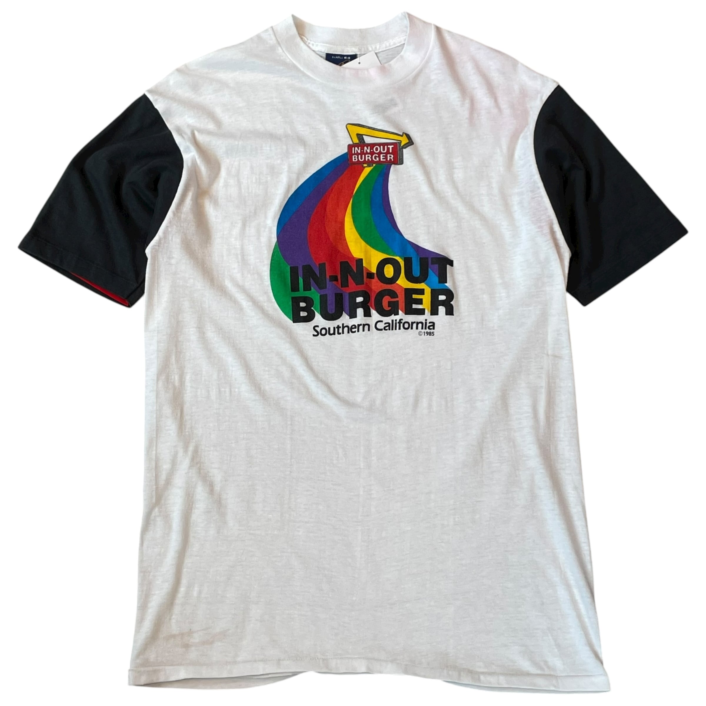 1985s IN-N-OUT BURGER raglan T-shirt