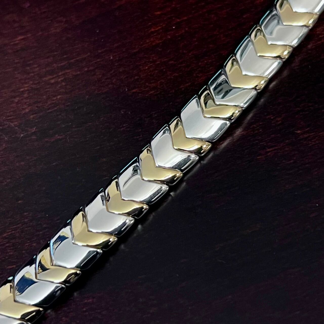 VINTAGE TIFFANY & CO. Arrow Bracelet Sterling Silver & Gold