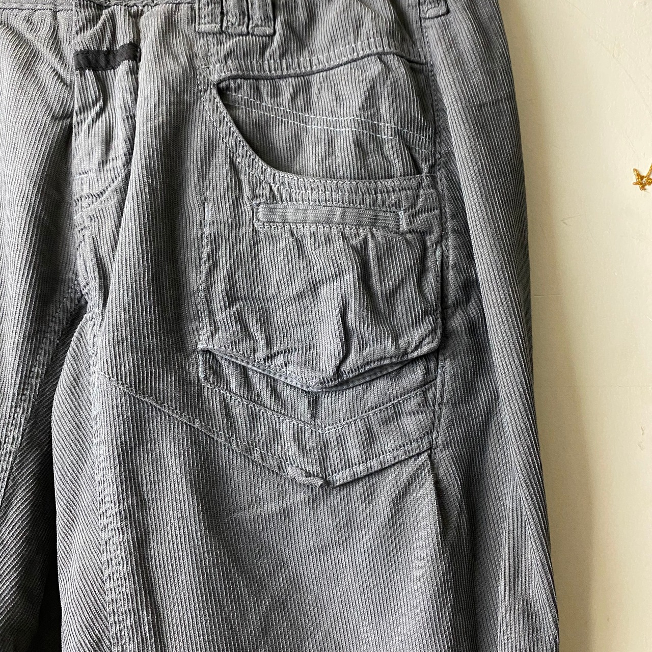 MARITHE FRANCOIS GIRBAUD tapered corduroy pants