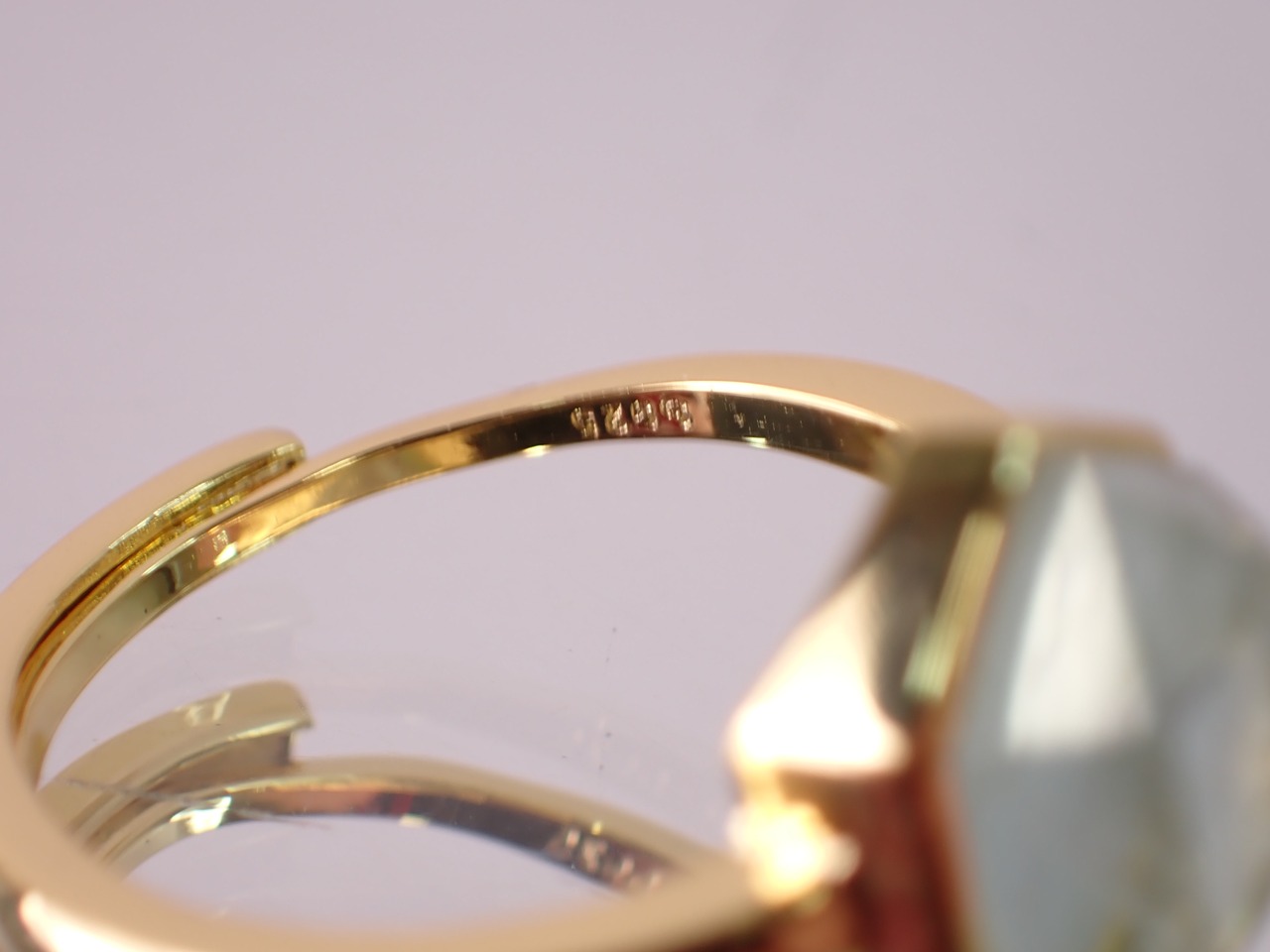 【サイズフリー】Sv925　クォーツリング　[D1-81]