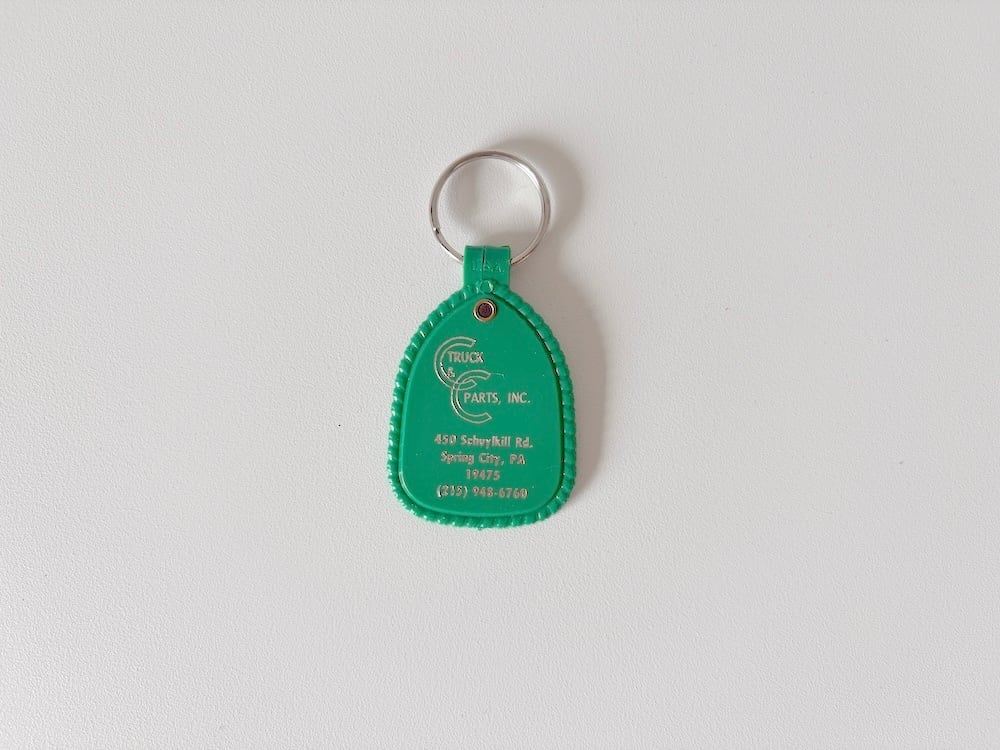【U.S.】アドバタイジングキーホルダー(緑)/ Advertising Keychain (Green)