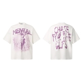 VINTAGE ストリート クロススモーク Tシャツ T1685