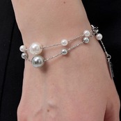 Pearl éclat bracelet【B007】