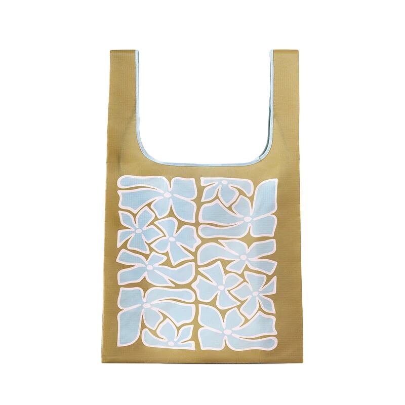 THE NOMADIX(ノマディックス)POCKET TOTE -WILD FLOWERS MEADOW GR ポケットトート エコバッグ