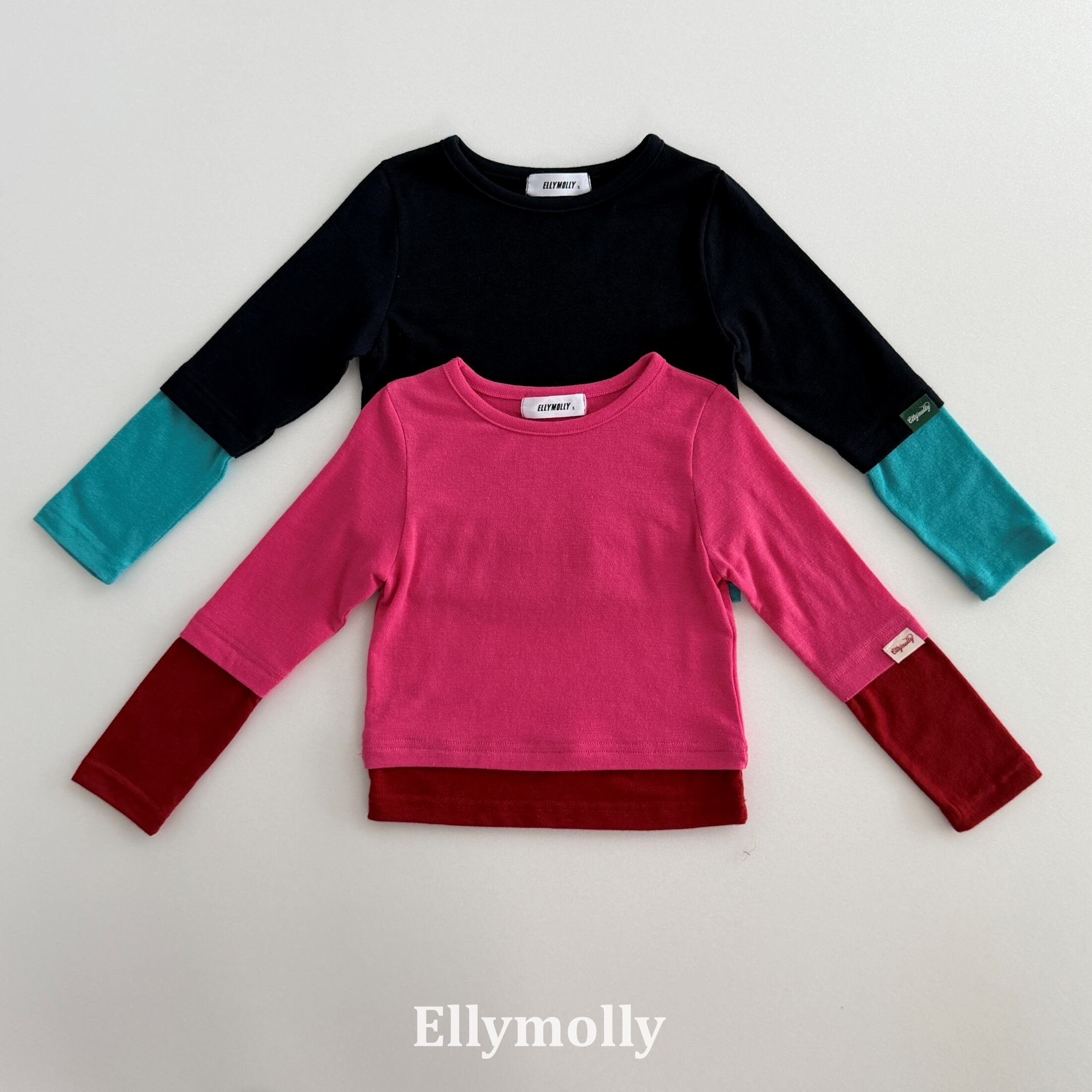 【2点送料無料】«予約»«ジュニアサイズあり»«elly molly» ローリングトップス 3colors