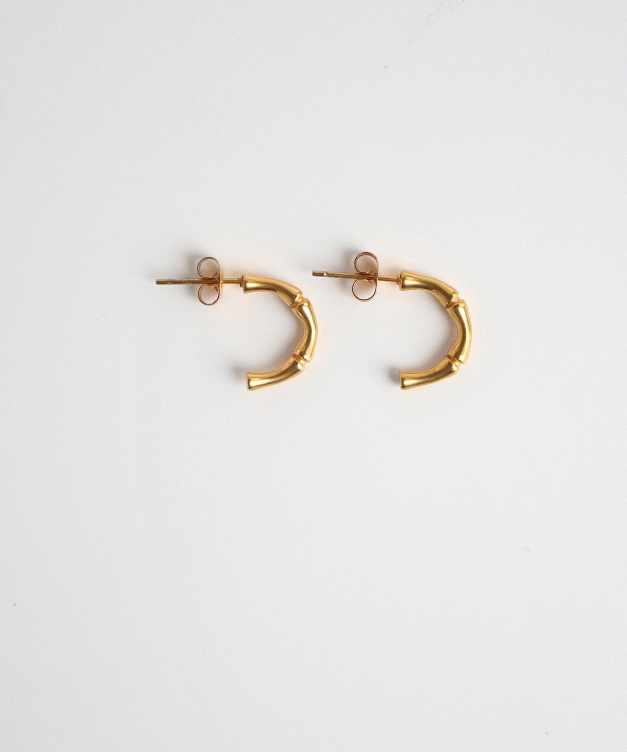 ジョイントハーフフープピアス/020107