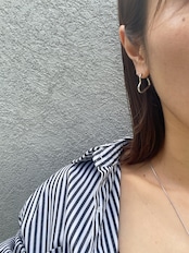 heart hoop pierce