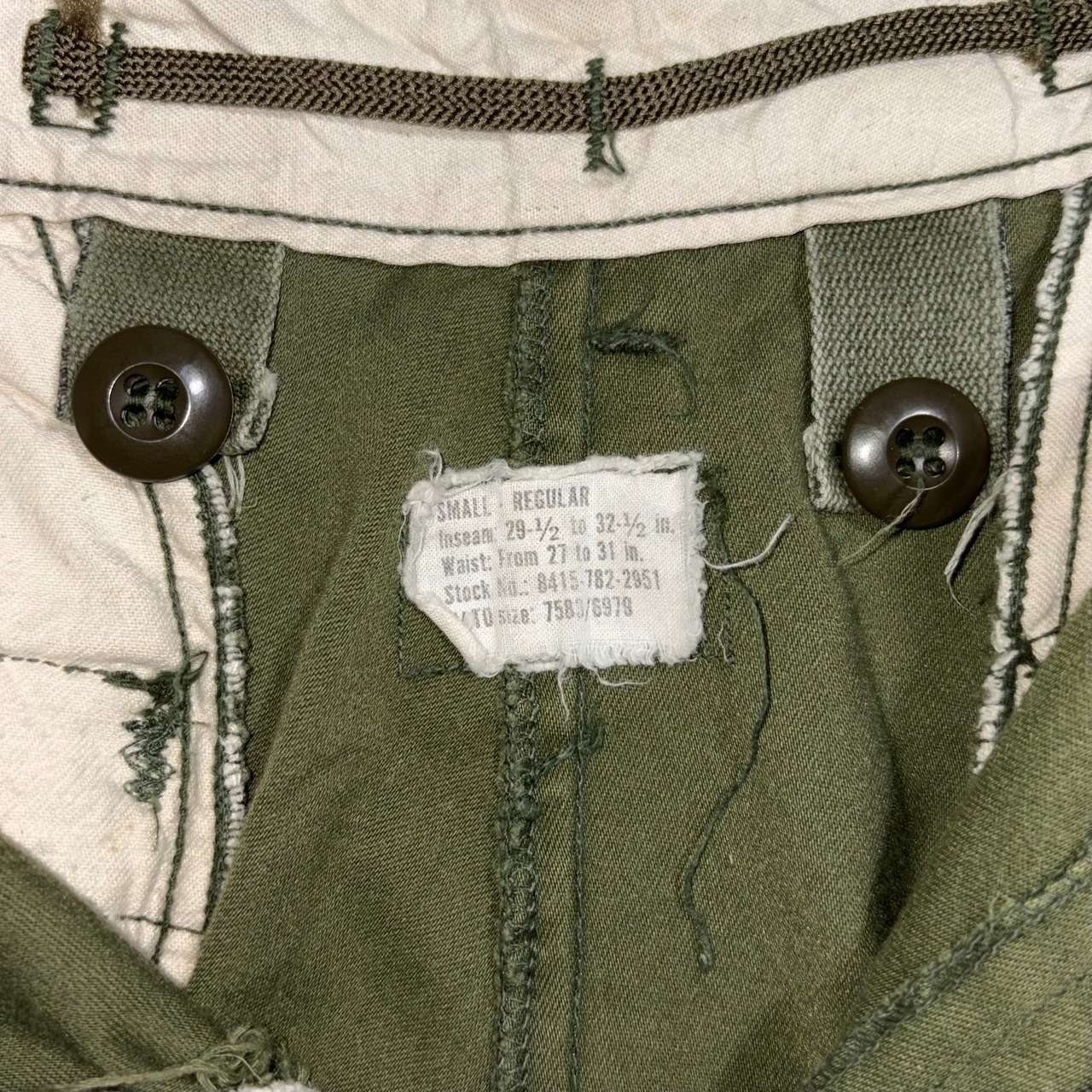 vintage 1970’s M-65 military pants (SMALL-REGULAR)