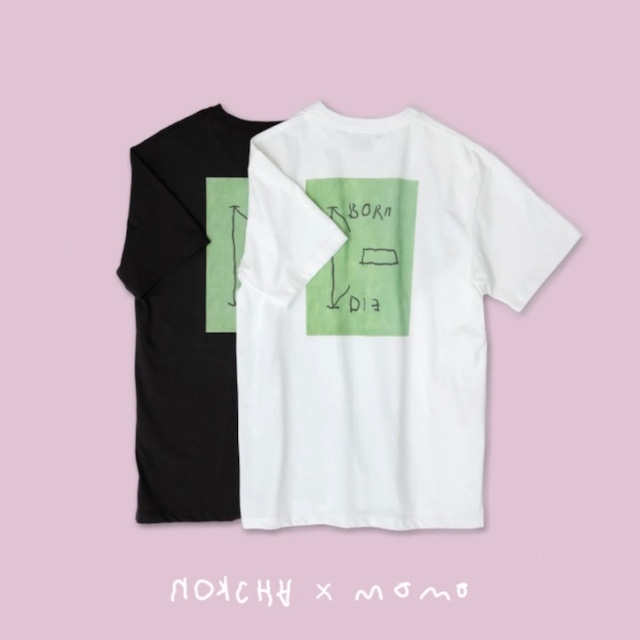 【 NOKCHA × MOMO 】BONE DIE tee