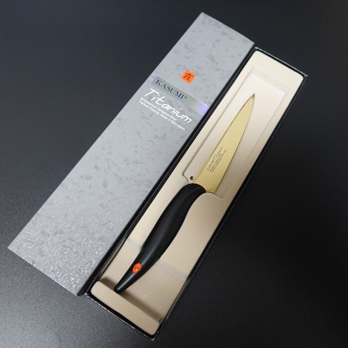 霞 包丁 牛刀 ペティナイフ スミカマ 日本製 霞 KASUMI チタニウム