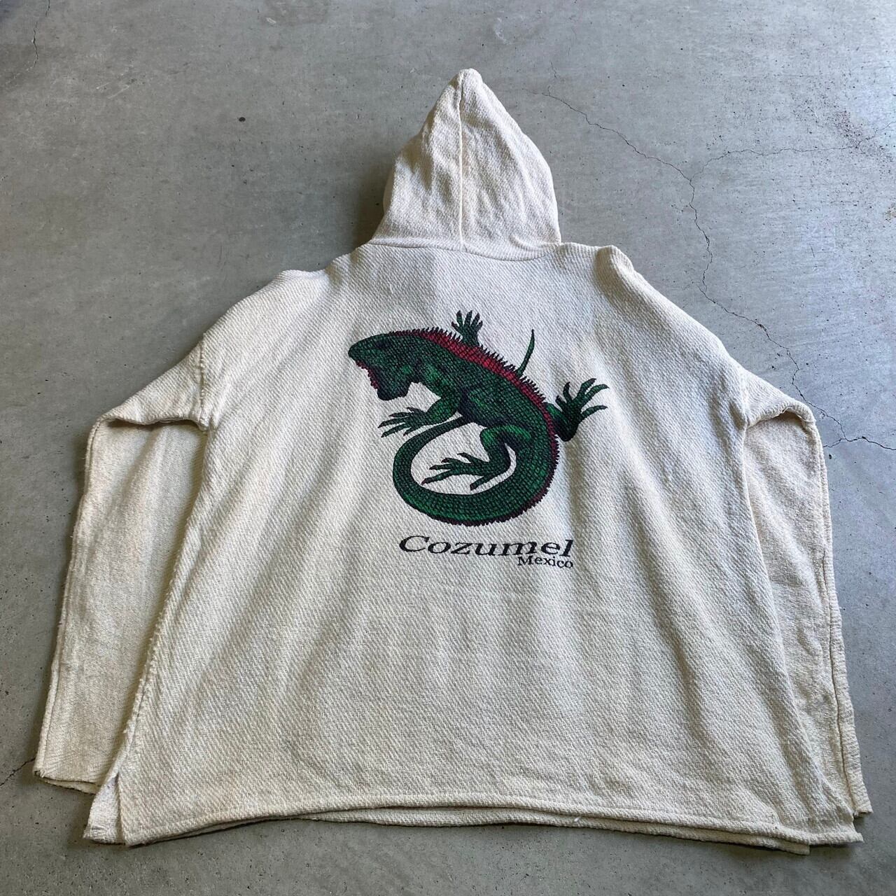ビッグサイズ 90年代 Cozumel カメレオン メキシカンパーカー プル 