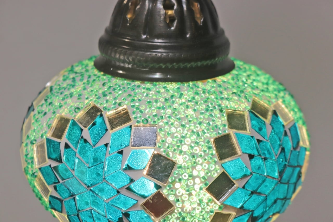 モザイクランプ ペンダントライト ステンドグラス 照明 吊り下げ