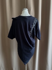 deconstructed sculptural black remake t-shirt-5266-6