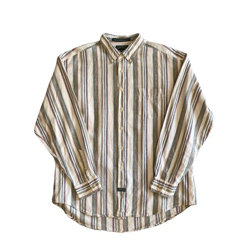 Dockers cotton linen stripe shirt