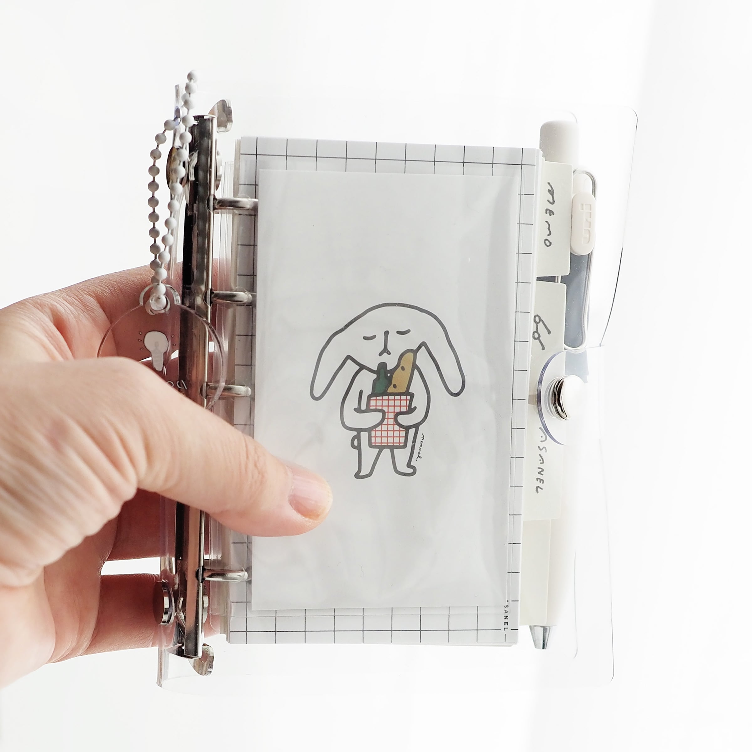 たれみみうさぎさん｜自由に使えるフレークカード | ASANEL