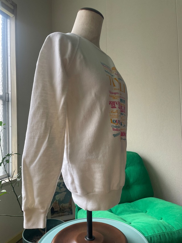 80s-90s TIVOLI Graphic Raglan Sweatshirt