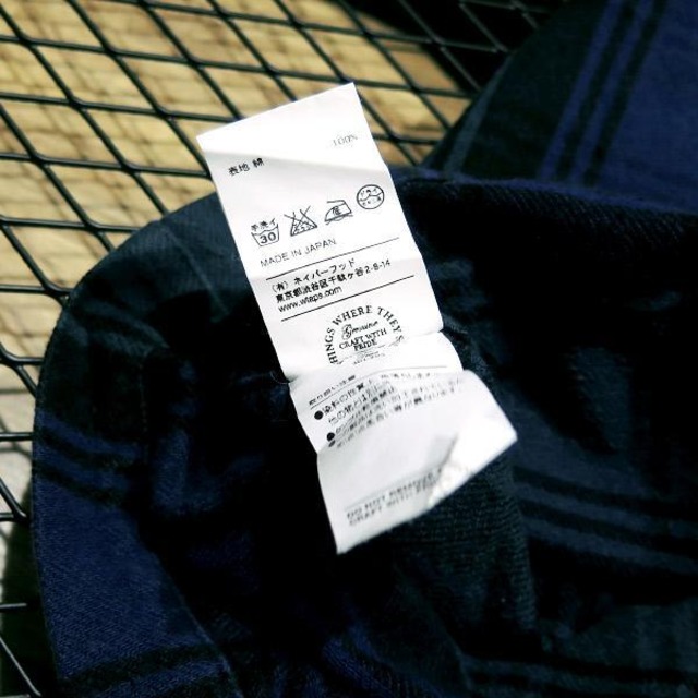 WTAPS 15AW UNION L/S 02/SHIRT.COTTON.TEXTILE 152GWDT-SHM06 サイズL 