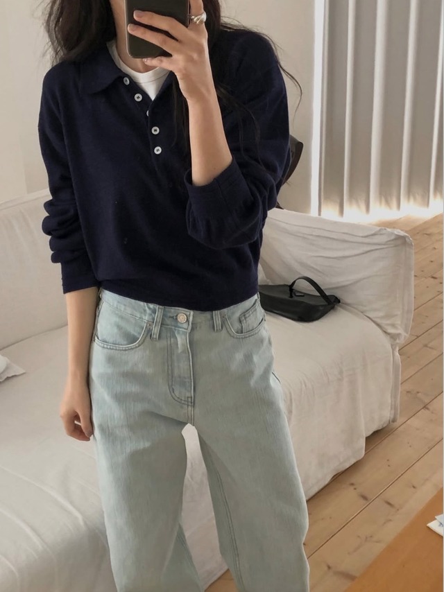 (予約) miel / 125 jacquard denim 1color