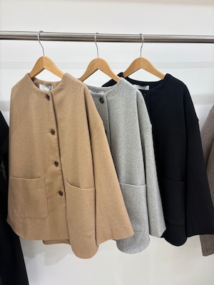 le vent souffle ウールミックスコート　J021