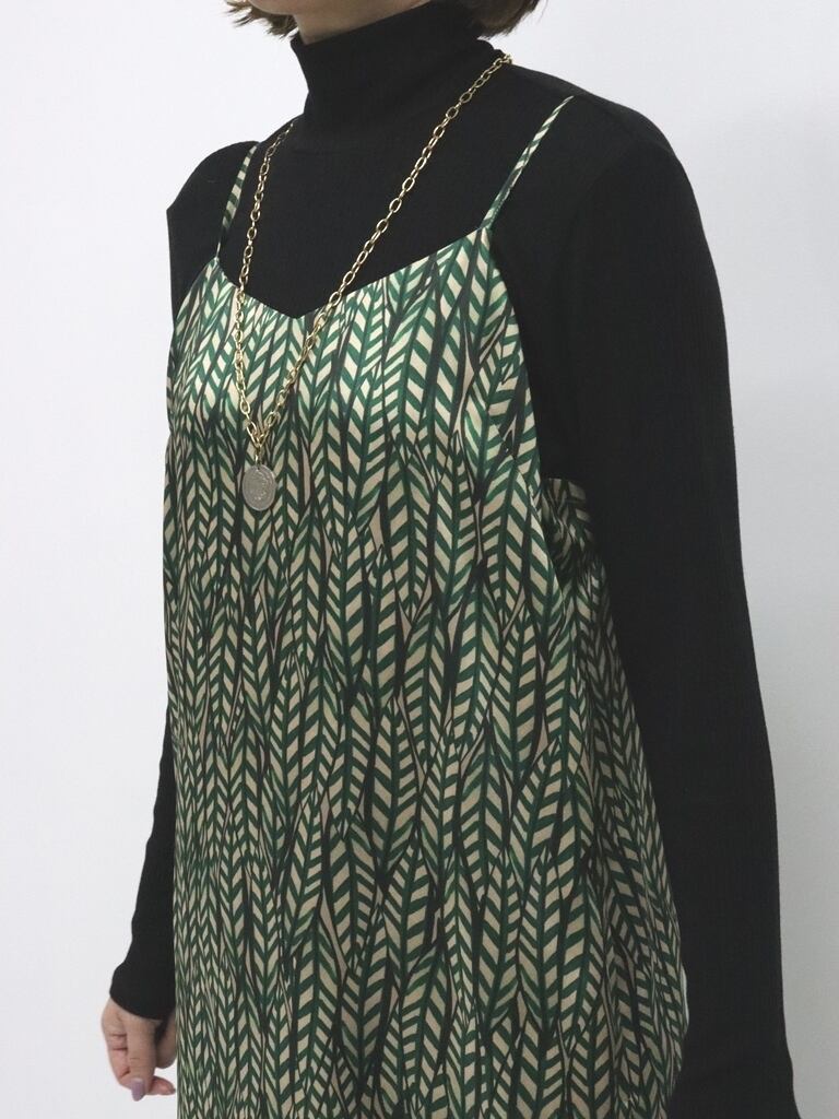 MIXラメテレコカットソー(ブラック)