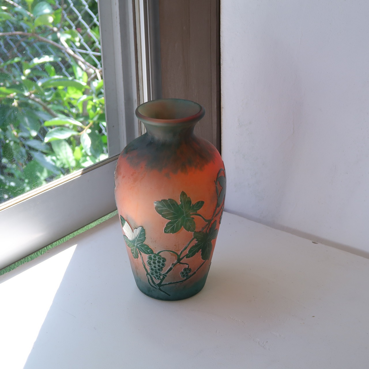 夕焼けのような花瓶