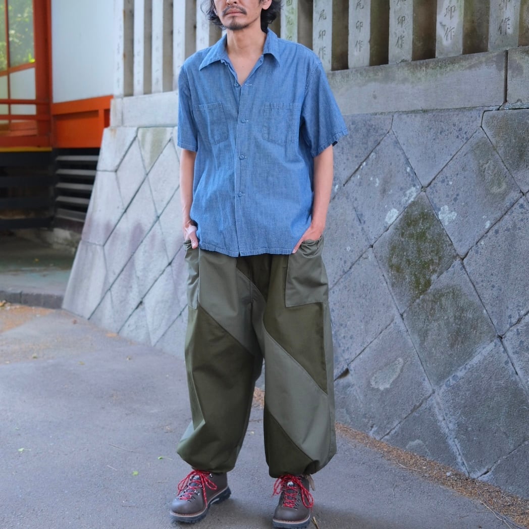 KENNETH FIELD(ケネスフィールド) /TAO TRAVEL TROUSER -OLIVE-(60