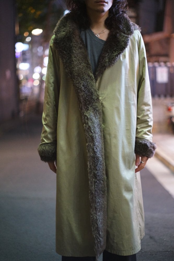 vintage fur lined coat