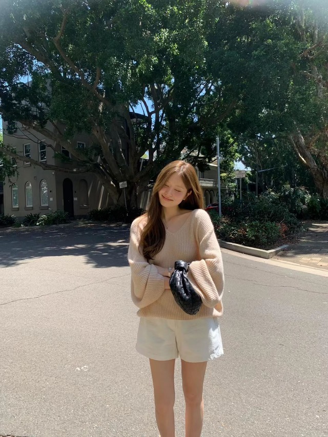 (OUNCE) mohair v hatchi knit / 2color