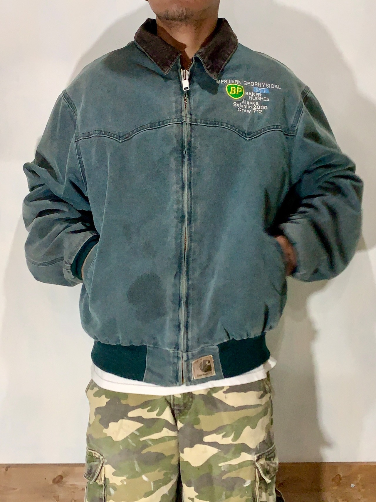 00's Carhartt Santa Fe Jacket (Green)