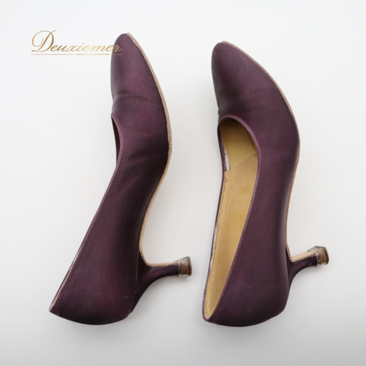 社交ダンス 衣装 スタンダード シューズ パープル系 SUPADANCE 靴 くつ ヒール レディース 無地 シンプル 紫 光沢 上品 イングランド製 ダンス衣装 練習 レッスン イベント ステージ かわいい 落ち着いた色 華やか パーティー