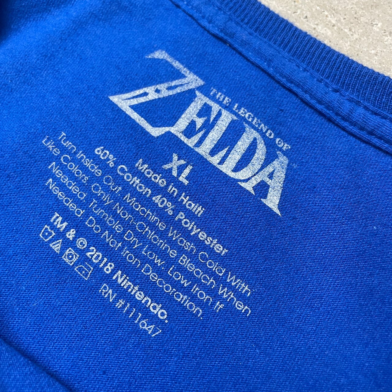 ゼルダの伝説　ニンテンドー　Tシャツ 00's〜 ゼルダの伝説トワイライトプリンセス 任天堂 ゲームT