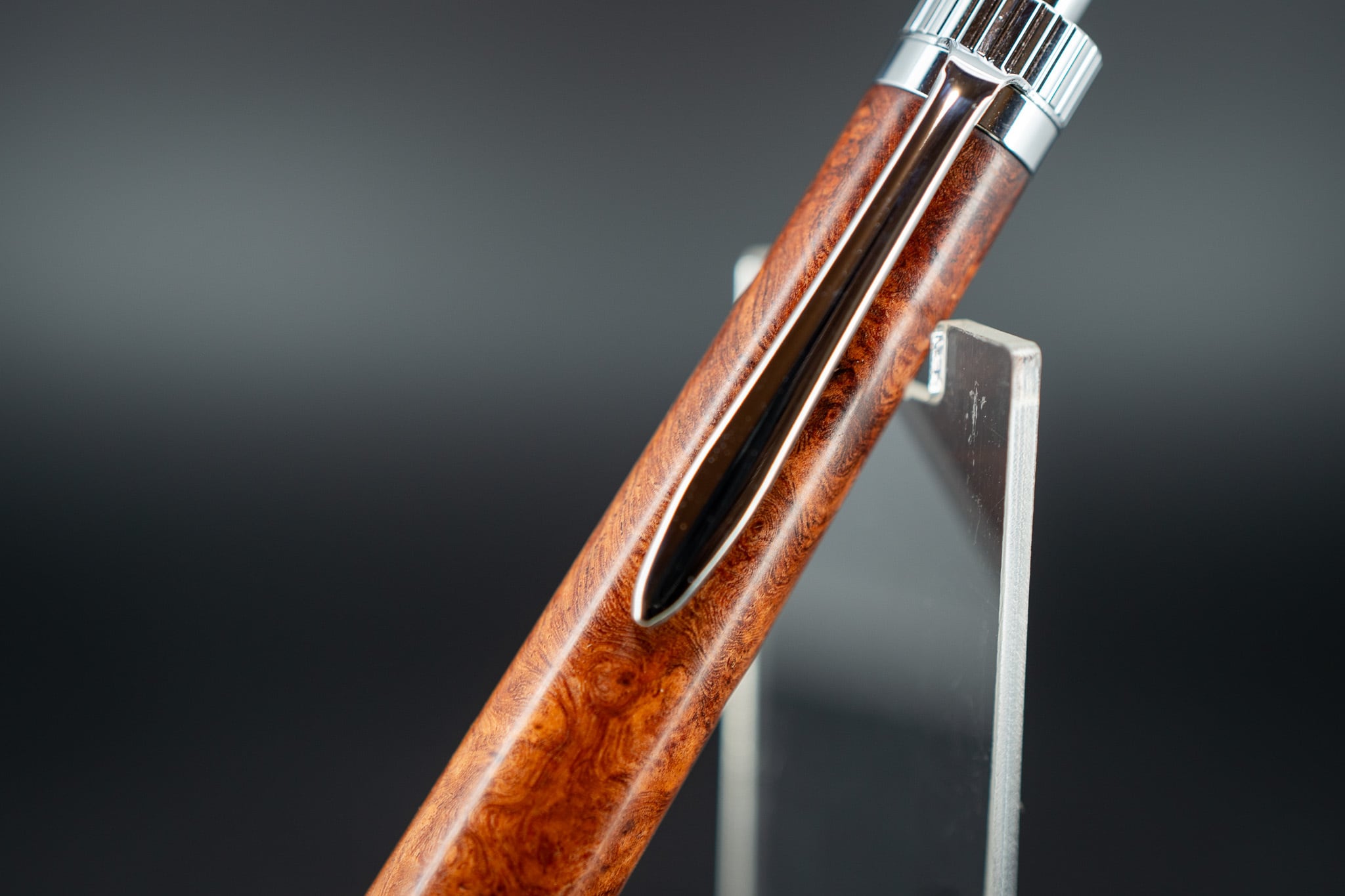 OUTLET 【朱色の銘木】 花梨瘤 silver MP