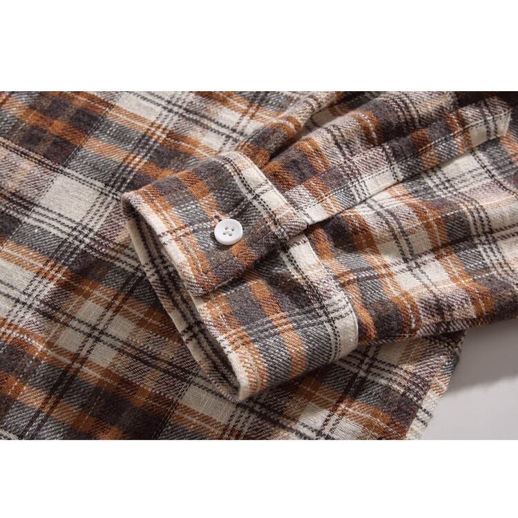 ★VINTAGE COLORBLOCK PLAID SHIRT　　　A0760