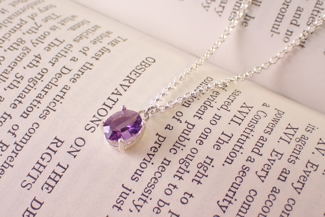 アメジストネックレス　1.57ct [D12‐156]