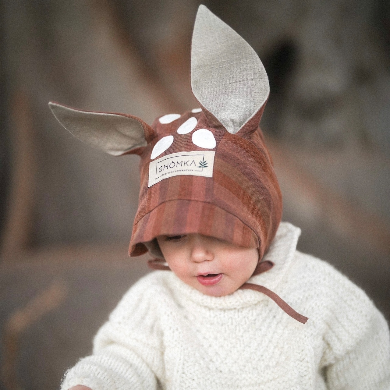 シカ【7月下旬お届け】SHÓMKA / FAWN BONNET or HAT