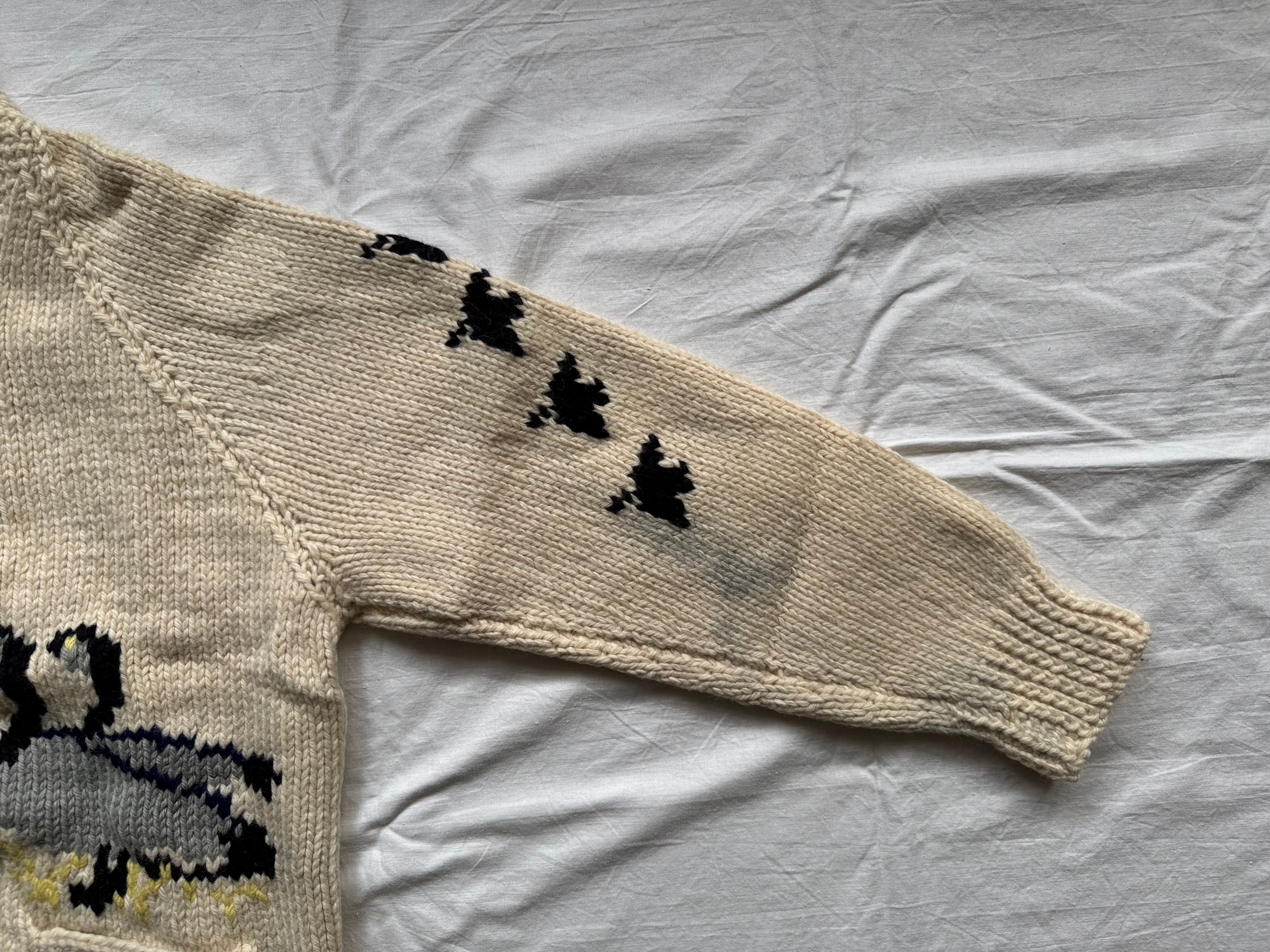 Vintage 60s-70s カモ柄 カウチンセーター | ohal vintage&remake