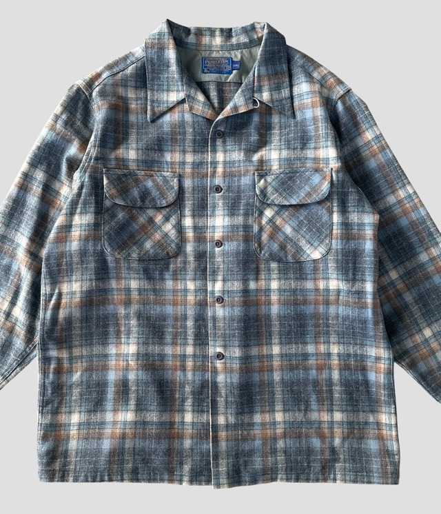 -Pendleton- Vintage 70s XL Board Shirt made in USA