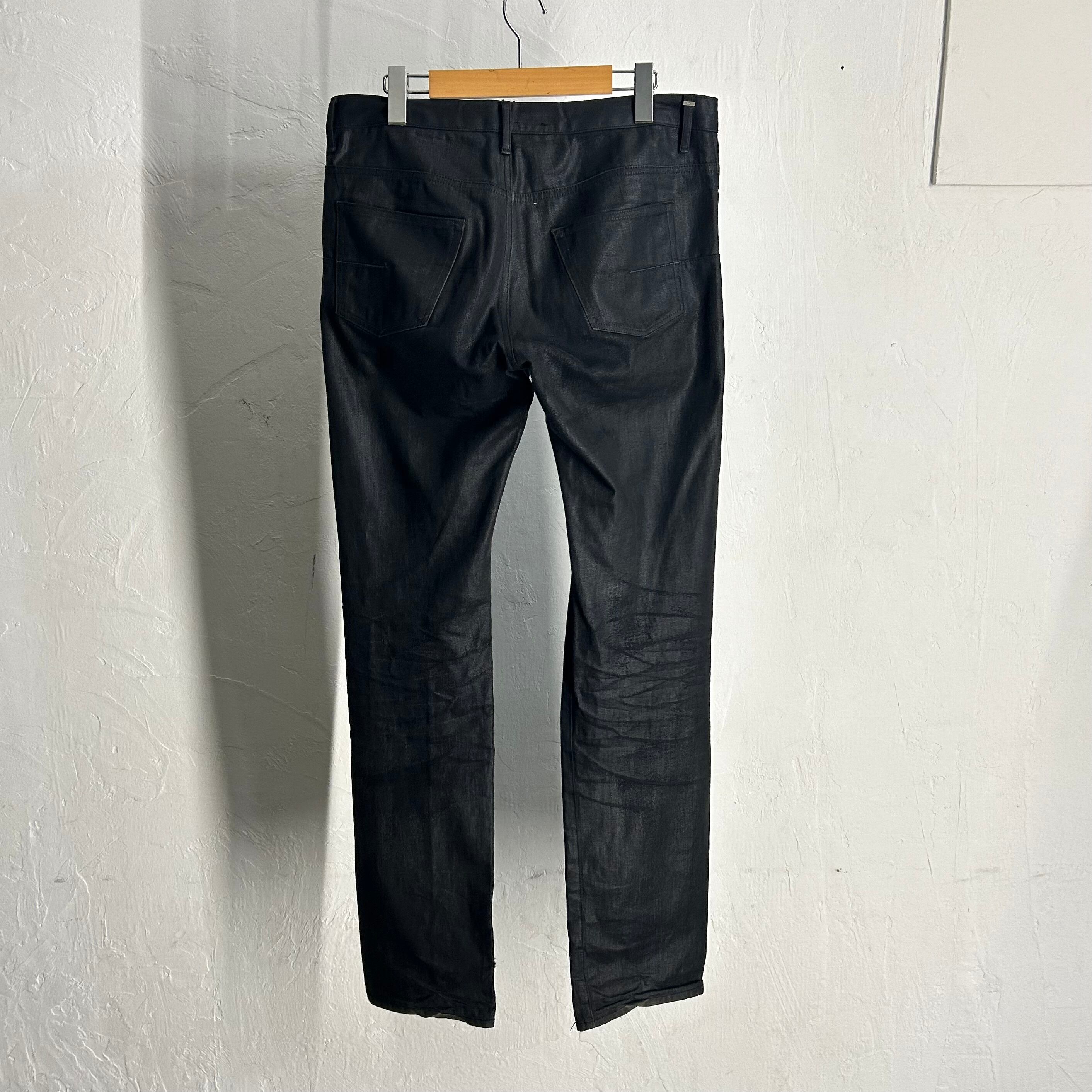 07SS Dior HOMME Coating Black Denim Pants | VOLAR 07SS Dior HOMME Coating Black Denim Pants | VOLAR