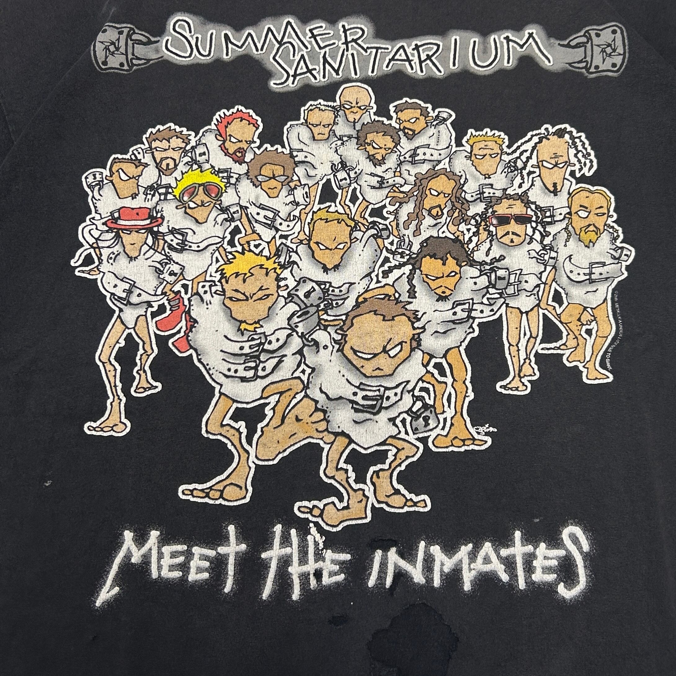 00s Metallica Summer Sanitarium Tour Tee
