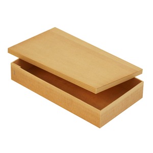 エゾ松経木　手作り折箱　8寸深4.5　カブセ蓋式