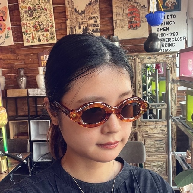TOPANGA Accessory Retro Oval Sunglasses 5Type レトロオーバルサングラス　Sunglasses　サングラス　オーバル　レトロ
