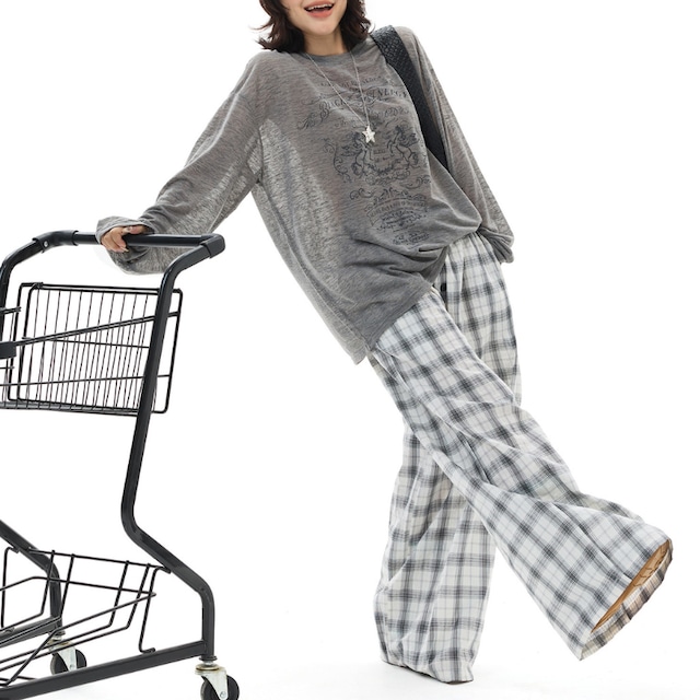 emblem sheer long tee　エンブレムシアーロンティー　J1902
