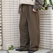 PRONTI textured twill design rayon blend wide slacks