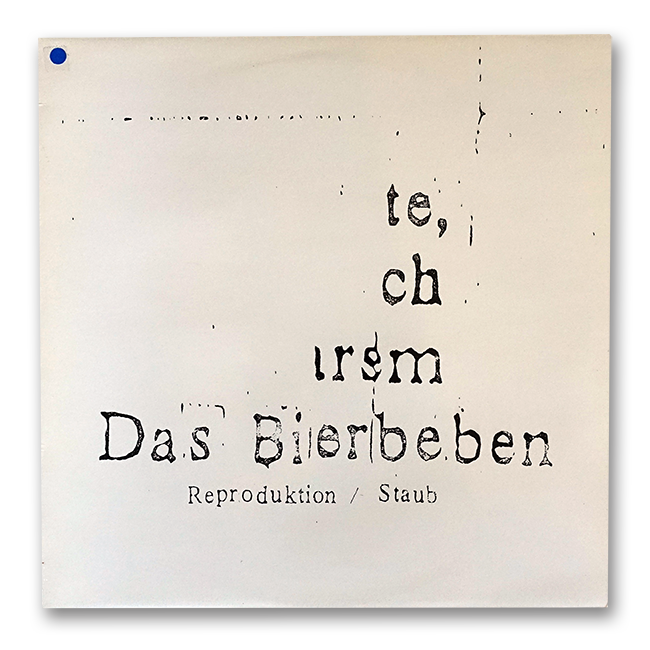 Das Bierbeben ‎– Reproduktion / Staub (12” EP) - 画像1