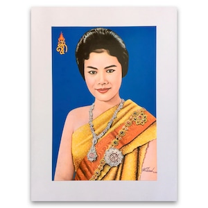 タイ王妃の肖像画｜Portrait Poster of Queen of Thailand