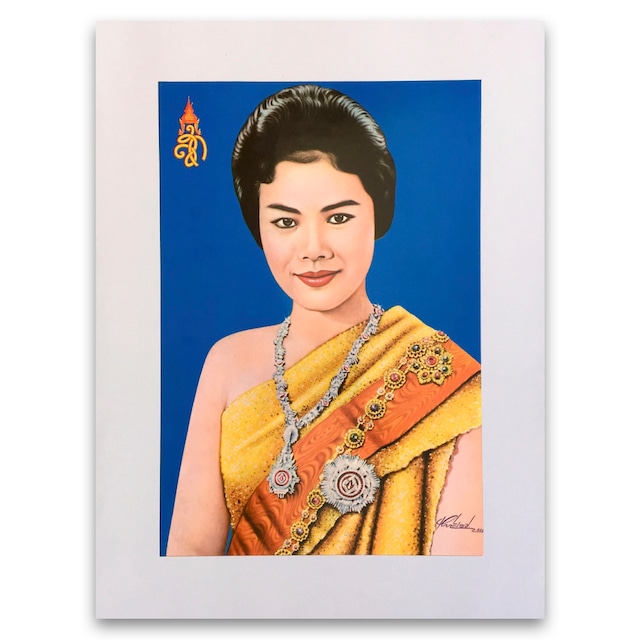 タイ王妃の肖像画｜Portrait Poster of Queen of Thailand