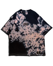 【1着限定販売 / 最短即日発送】黒染めタイダイTシャツ 桜吹雪