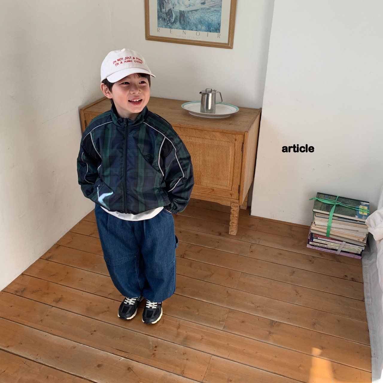 [article] Check Reflective Jumper +fee3 / [아티클] 체크리플렉티브점퍼