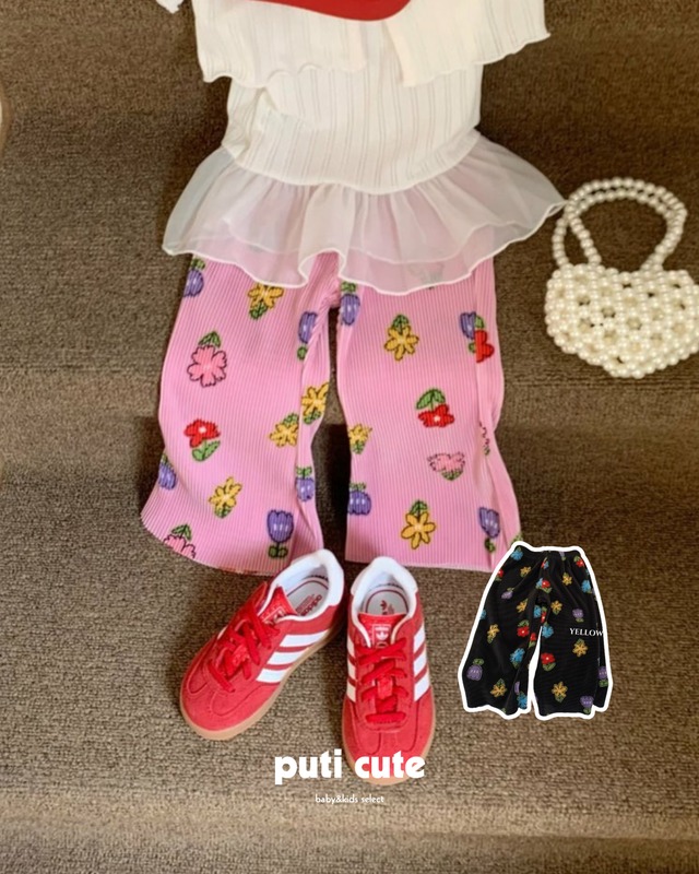 80-120 ꒰ 予約 ꒱ Tooturu pants / yellow factory ⸝⋆